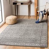 White 63 x 0.39 in Indoor Area Rug - Bungalow Rose Brookwood Southwestern Dark Gray/Ivory Rug | 63 W x 0.39 D in | Wayfair