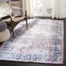 Blue 60 x 0.47 in Indoor Area Rug - Bungalow Rose Saffron Oriental Handmade Tufted Rust/Area Rug Polyester/Cotton | 60 W x 0.47 D in | Wayfair