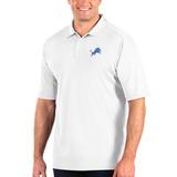 Men's Antigua White Detroit Lions Tribute Big & Tall Polo