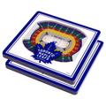 White Toronto Maple Leafs 3D StadiumViews Coasters