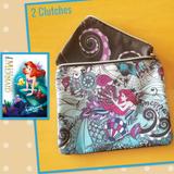 Disney Bags | Little Mermaid Clutch Set | Color: Black/Blue | Size: Please See Photos