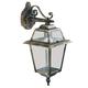 Searchlight 1522 New Orleans Black Gold Outdoor Traditional Down Lantern Wall Light | IP44 Exterior Rating | Ideal for Gardens - Driveways - Fencing - Patio Lighting | Free Air Freshener Promo