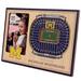 Brown Michigan Wolverines 3D StadiumViews Picture Frame