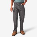 Dickies Men's Big & Tall Relaxed Fit Heavyweight Duck Carpenter Pants - Rinsed Slate Size 46 32 (1939)