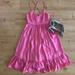 J. Crew Dresses | J. Crew Petite Drapey Spaghetti-Strap Dress | Color: Pink | Size: 0p