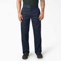 Dickies Men's Loose Fit Double Knee Work Pants - Dark Navy Size 48 30 (85283)