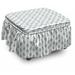 East Urban Home Box Cushion Ottoman Slipcover Polyester in Pink | 16 H x 38 W x 38 D in | Wayfair EEC0BA8EF7F84B2E834DD462B5A9D7C7