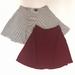 American Eagle Outfitters Skirts | 2 Mini Skirts | Color: Black/White | Size: S