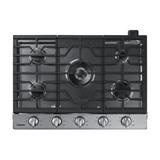 Samsung 30" Smart Gas Cooktop w/ Illuminated Knobs, Stainless Steel in Gray | 5.5694 H x 22.33 W x 30 D in | Wayfair NA30N6555TS/AA