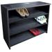 Winston Porter 9 Pair Shoe Rack Solid Wood in Black | 25.75 H x 36 W x 12 D in | Wayfair C6803E83FF53440F8220FCFCD5D9720D