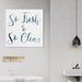 House of Hampton® 'So Fresh & So Clean' Textual Art on Canvas Canvas, Wood in White | 30 H x 30 W x 1.5 D in | Wayfair