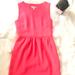 J. Crew Dresses | J Crew Petite Camille Dress In Bright Coral/Pink | Color: Pink | Size: 2p