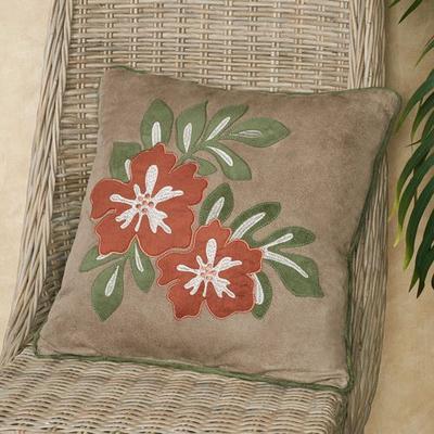 Camden Tropical Floral Decorative Pillow Sand 18