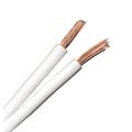 QED Classic 79 Strand Oxygen Free Copper (OFC) Profile Speaker Cable for Hi-Fi and Home Cinema Installations (30 metres, White)