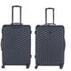 Hard Shell Case ABS Travel Luggage Suitcase 4 Wheel Spinner Trolley Baggage Bag Combination Lock 4 Corner Swivel Wheeled (28 Inch 78 x 52 x 28 cm, 96 L, 4.3kg, Black)