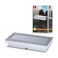 Paulmann 94239 Solar Aron recessed Floor LED Outdoor luminaire Rectangular incl. 1x1.5 watt Black Stainless Steel, Plastic 3000 K Warm White, 1.5 W