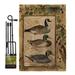 Breeze Decor Ducks & Geese 2-Sided Polyester 19 x 13 in. Garden Flag in Brown | 18.5 H x 13 W x 1 D in | Wayfair BD-WL-GS-110108-IP-DB-D-US18-SB