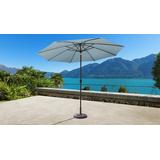 11' Outdoor Market Umbrella for kathy ireland Homes & Gardens in Tranquil - TK Classics UMBRELLA-11x8MKT-KI-TRANQUIL