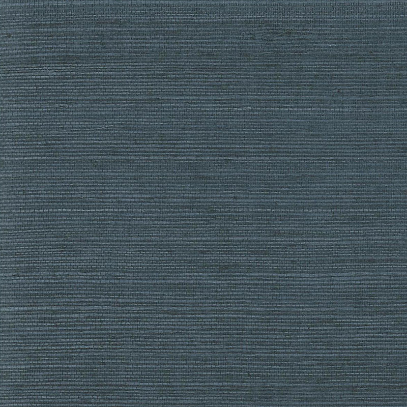 Grasscloth Wallpaper - Navy - Ballard Designs