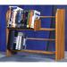 Rebrilliant 80 DVD Dowel Multimedia Tabletop Storage Rack Wood/Solid Wood in Black | 18.25 H x 24.25 W x 7.25 D in | Wayfair