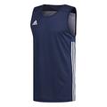 adidas Herren 3 G Speed Reversible Basketball Trikot, Conavy/White, S EU