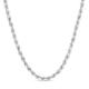 Verona Jewelers Sterling Silver 4MM Italian Diamond-Cut Rope Chain Necklace for Men and Women- 925 Braided Twist Italian Necklace, Rope Chain for Men, 925 Rope Chain (16-36), Metal, not known,