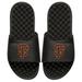 Men's ISlide Black San Francisco Giants Personalized Alternate Logo Slide Sandals