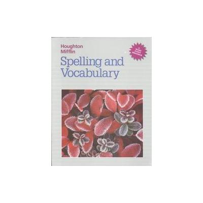 Spelling and Vocabulary by Shane Templeton (Paperback - Houghton Mifflin College Div)