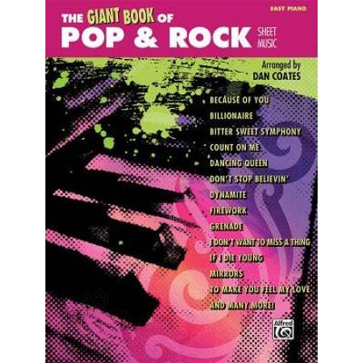 The Giant Book Of Pop & Rock Sheet Music: Easy Piano