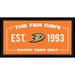 Anaheim Ducks Framed 10" x 20" Fan Cave Collage