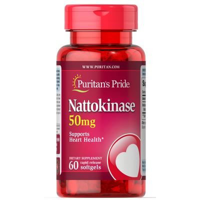 Puritan's Pride Nattokinase 50 mg-60 Softgels