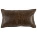 Birch Lane™ Kennard Pillow Cover & Insert Down/Feather/Leather/Suede in Brown | 14 H x 26 W x 5 D in | Wayfair 299BC187358F4A5C9D70A6F5241F66ED