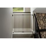 Regalo Top of Stairs Metal Safety Gate Metal in Black | 38 H x 40.5 W x 2 D in | Wayfair 1255 B