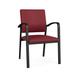 Lesro Newport Waiting Reception Guest Chair Metal Frame Metal | 36 H x 23.5 W x 24 D in | Wayfair NP1101.SBK-01PPBO