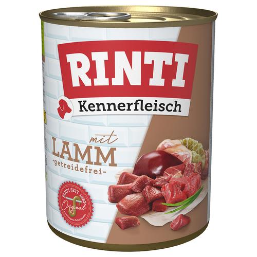 6x800g Kennerfleisch Lamm RINTI Hundefutter