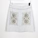 Anthropologie Skirts | Anthropology Floreat Embellished Embroidered Skirt | Color: Cream/White | Size: 2