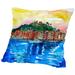 Winston Porter Mclean Picturesque Portofino Ligure Italy Throw Pillow Polyester/Polyfill/Cotton | 14 H x 14 W x 2 D in | Wayfair