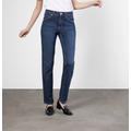 Mac Jeans "Melanie" Damen new basic wash, Gr. 38-34, Baumwolle, Denim Hosen