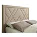 Vienne King-size Nailhead Patterned Headboard in Powder - Modus 3Z45L7BH20