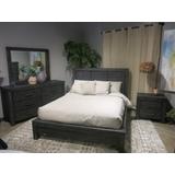 Heath California King-size Platform Bed in Basalt Grey - Modus 3H57F6