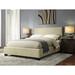 Tavel King-size Nailhead Platform Bed in Tumbleweed - Modus 3ZS1L712