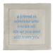 East Urban Home Love & Friendship Quote Single Reversible Comforter Polyester/Polyfill/Microfiber in Blue | Queen Comforter | Wayfair