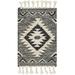 Gray 24 x 0.5 in Area Rug - Union Rustic Shriver Southwestern Handmade Flatweave Wool Area Rug Wool | 24 W x 0.5 D in | Wayfair