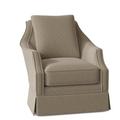 Armchair - Fairfield Chair Keegan 77.47Cm Wide Swivel Armchair Polyester/Fabric/Other Performance Fabrics in Gray/Brown | Wayfair 1467-31_3155 72