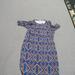 Lularoe Dresses | New Nwt Lularoe Julia Xxxl Women's Dress 3-Xl | Color: Blue | Size: Xxxl