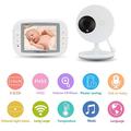 Baby Monitor with Camera and Double Audio, 3.5" Video Baby Monitor, Portable Night Vision Baby Monitor, Music Baby Monitor,Worry-Free Battery Life,for New Moms