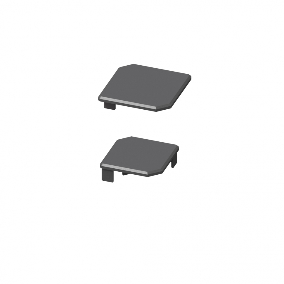 TraumGarten SYSTEM Ersatzteil Kappen-Set, Anthrazit Image