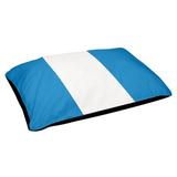 East Urban Home La Power Dog Bed Pillow Polyester in Blue/White | 6 H x 28 W x 18 D in | Wayfair 1DD1C46055544FF6B8690DA24064A226