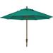 Arlmont & Co. Maria 9' Market Sunbrella Umbrella Metal in Green/Blue/Navy | 96 H in | Wayfair DF849D112537478E86F9E0F8BCD5718C