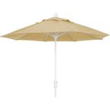 Arlmont & Co. Maria 9' Market Sunbrella Umbrella Metal in White | 96 H in | Wayfair 65FC312C3A534EDCACF1F7DE3492457C